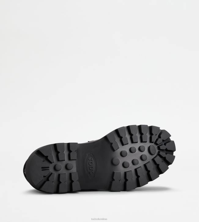 Tod\'s 8NXV669 čierna muži mokasíny v koži