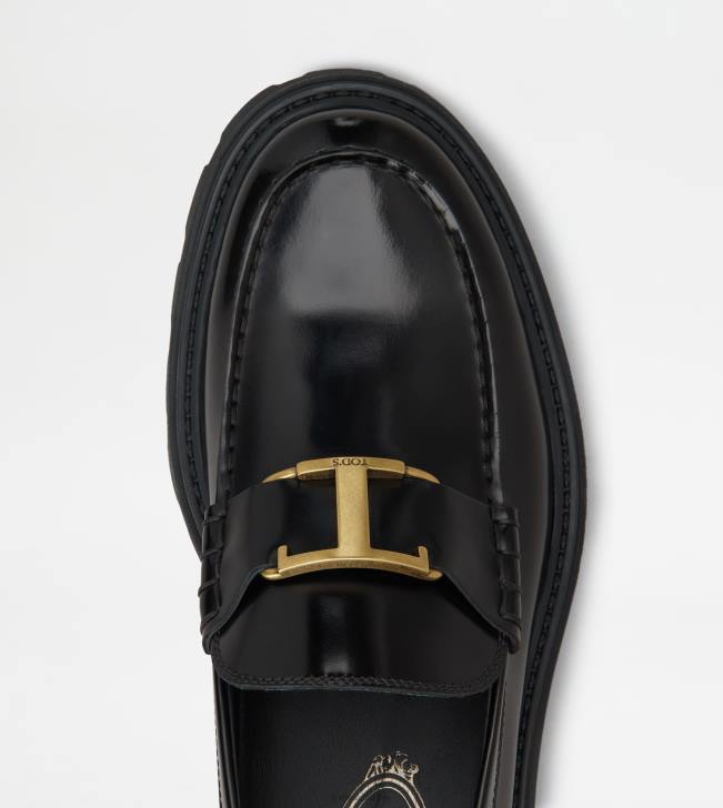 Tod\'s 8NXV670 čierna muži t nadčasové mokasíny v koži