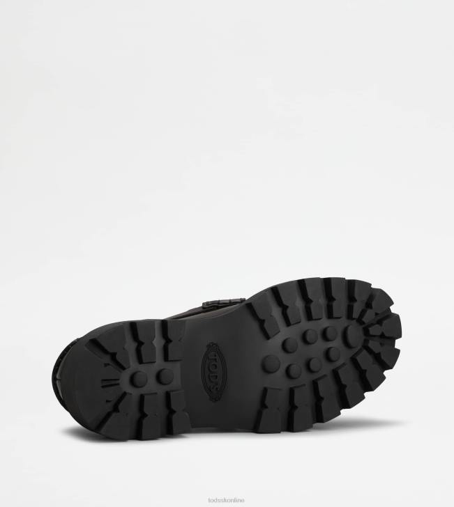 Tod\'s 8NXV670 čierna muži t nadčasové mokasíny v koži
