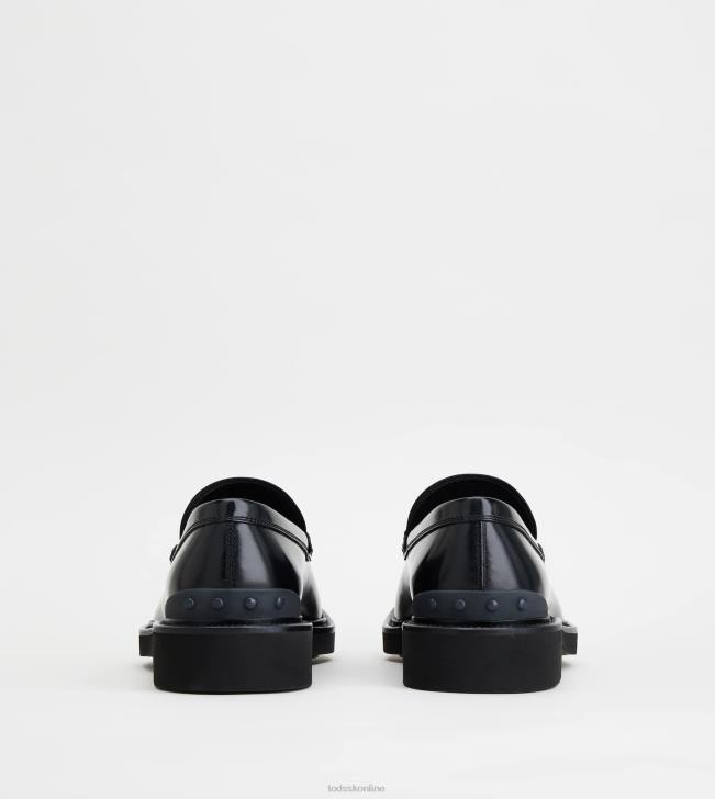 Tod\'s 8NXV671 čierna muži mokasíny v koži