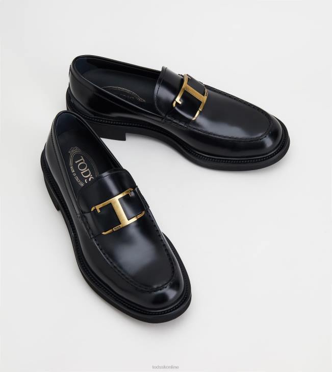 Tod\'s 8NXV671 čierna muži mokasíny v koži
