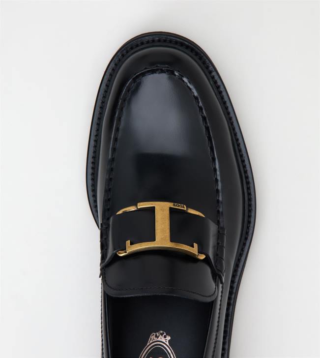 Tod\'s 8NXV671 čierna muži mokasíny v koži