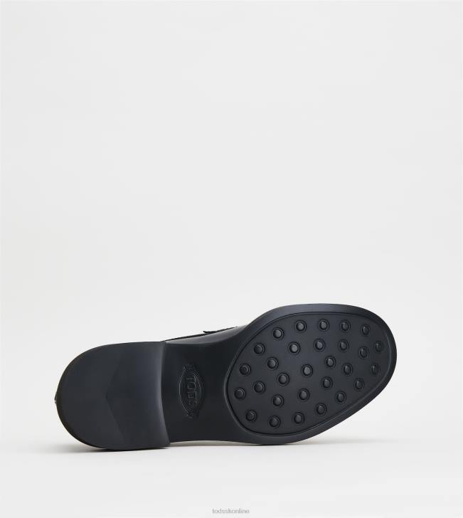 Tod\'s 8NXV671 čierna muži mokasíny v koži