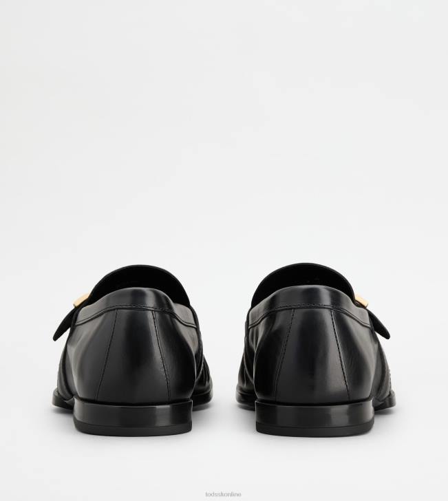 Tod\'s 8NXV676 čierna muži t nadčasové mokasíny v koži