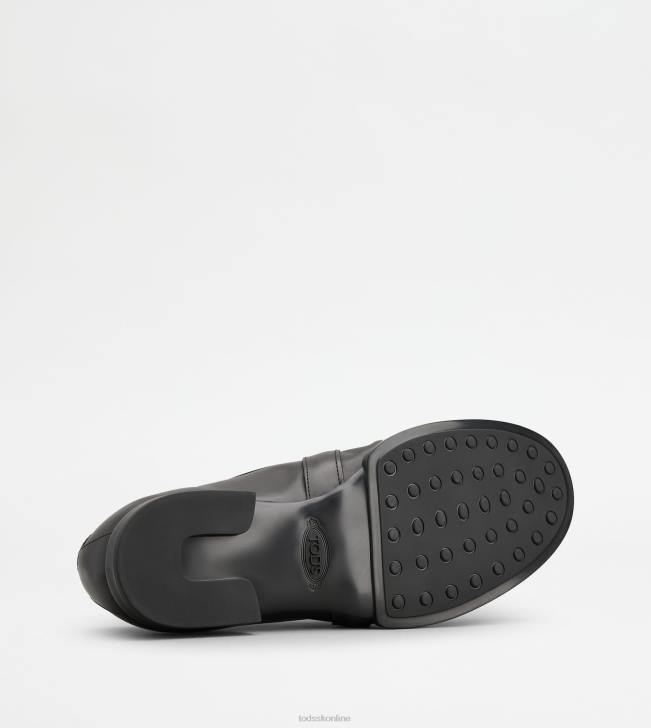 Tod\'s 8NXV676 čierna muži t nadčasové mokasíny v koži