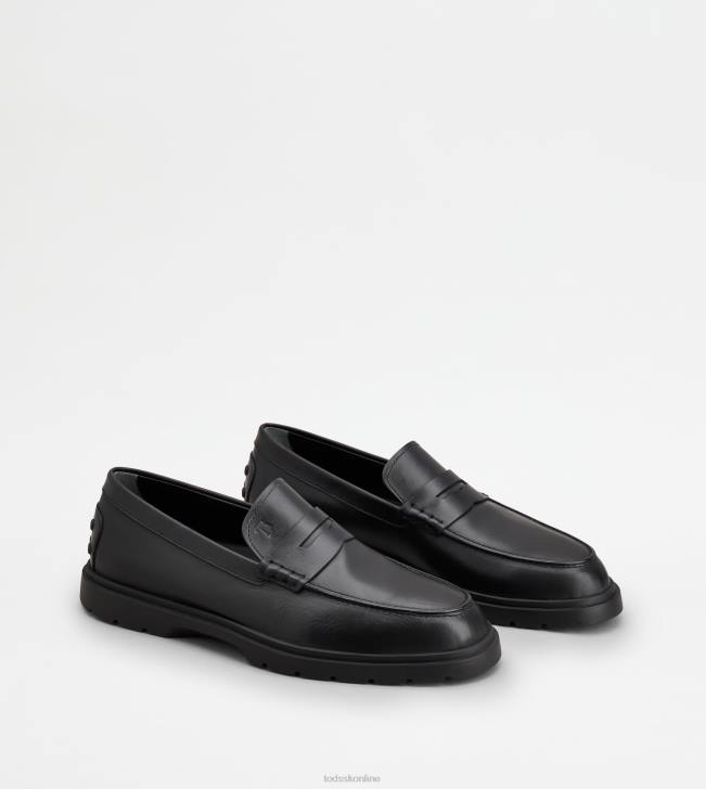 Tod\'s 8NXV680 čierna muži mokasíny v koži
