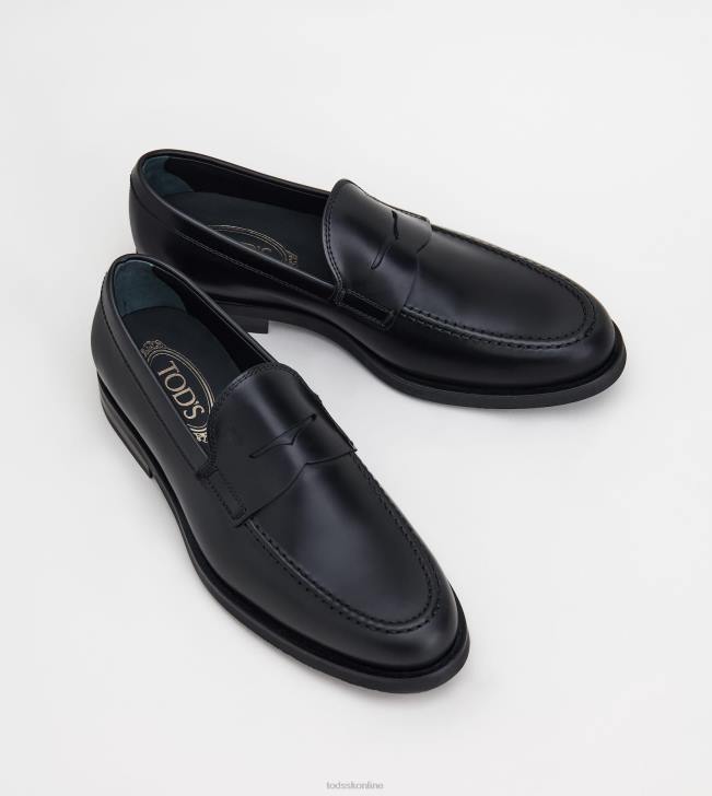 Tod\'s 8NXV682 čierna muži kožené mokasíny