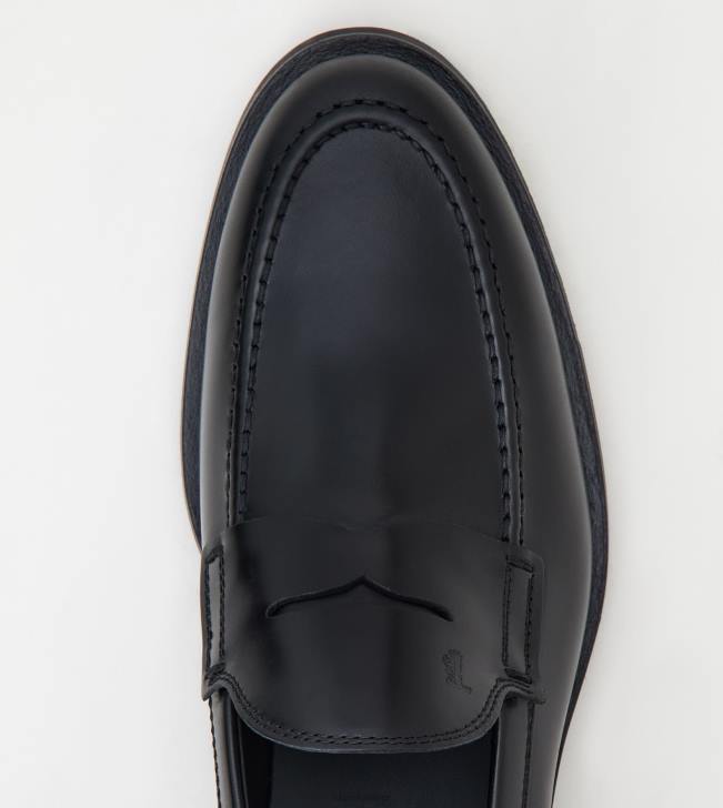 Tod\'s 8NXV682 čierna muži kožené mokasíny
