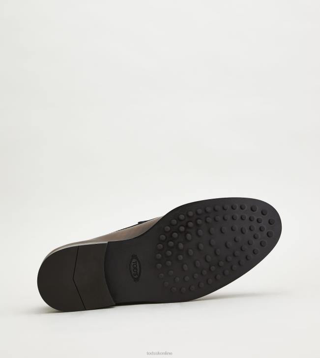 Tod\'s 8NXV683 hnedá muži kožené mokasíny