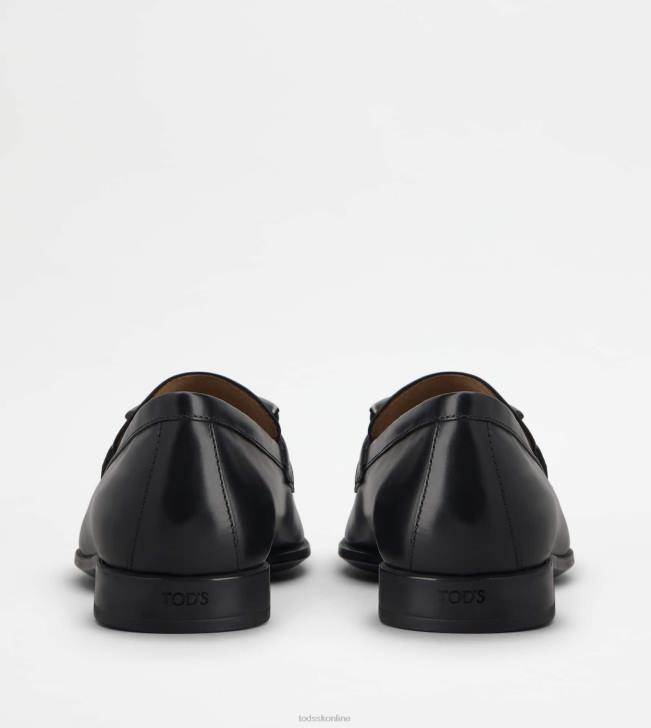 Tod\'s 8NXV687 čierna muži mokasíny v koži