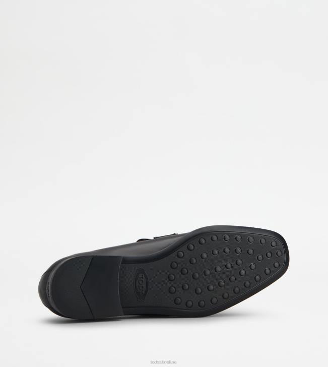 Tod\'s 8NXV687 čierna muži mokasíny v koži