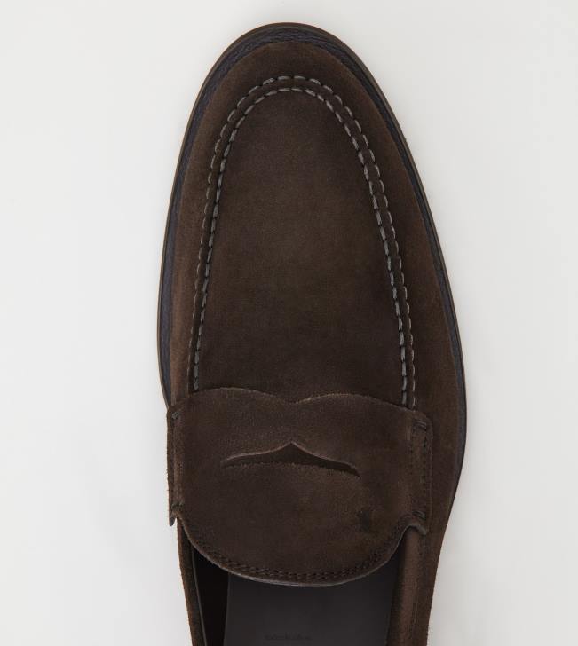 Tod\'s 8NXV693 hnedá muži mokasíny v semišu