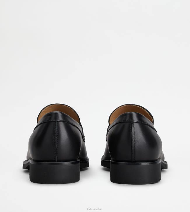 Tod\'s 8NXV697 čierna muži mokasíny v koži
