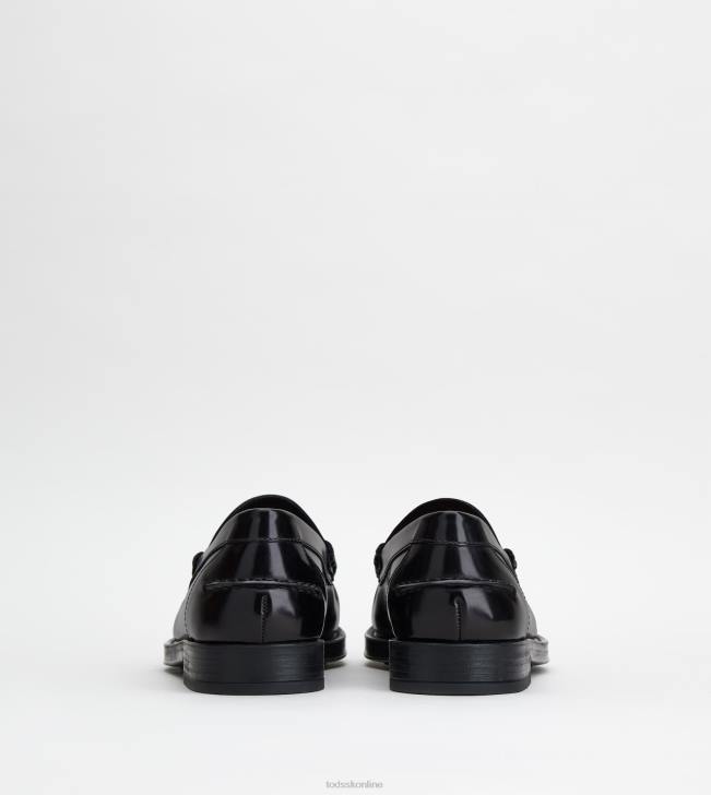 Tod\'s 8NXV702 čierna muži mokasíny v koži