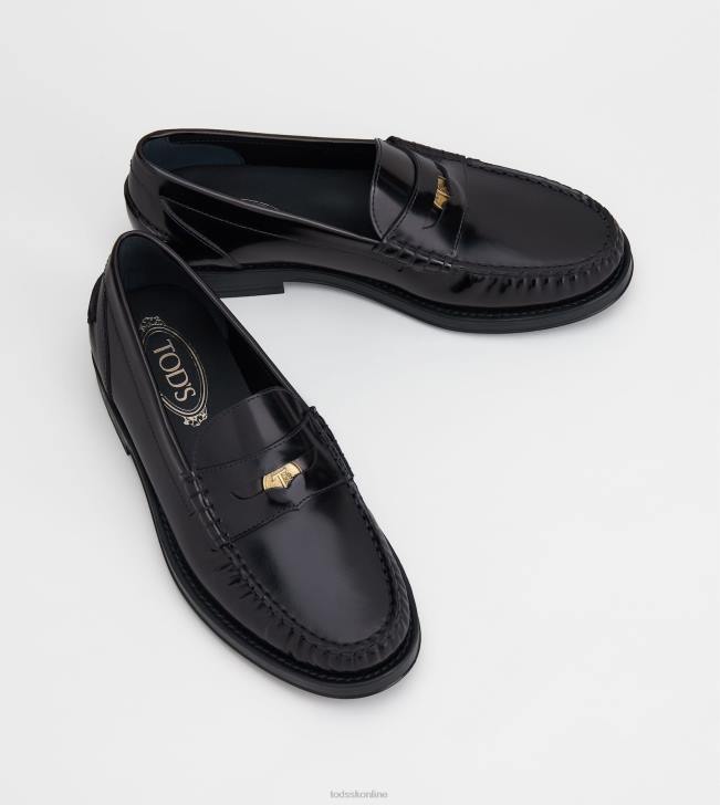 Tod\'s 8NXV702 čierna muži mokasíny v koži
