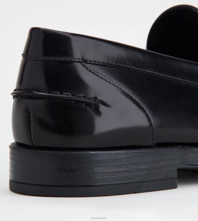 Tod\'s 8NXV702 čierna muži mokasíny v koži