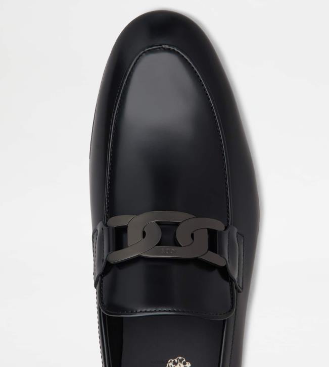 Tod\'s 8NXV703 čierna muži kate mokasíny v koži