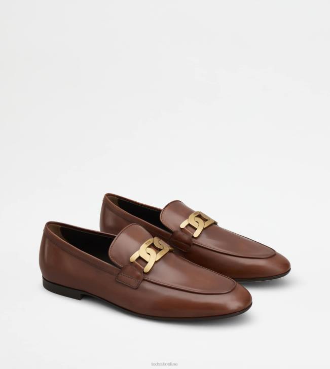 Tod\'s 8NXV704 hnedá muži kate mokasíny v koži