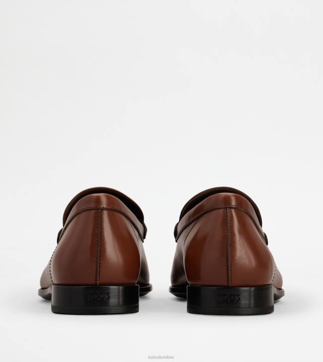 Tod\'s 8NXV705 hnedá muži mokasíny v koži
