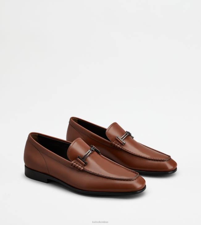 Tod\'s 8NXV705 hnedá muži mokasíny v koži