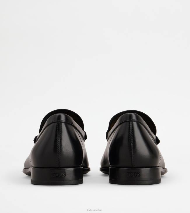Tod\'s 8NXV707 čierna muži mokasíny v koži