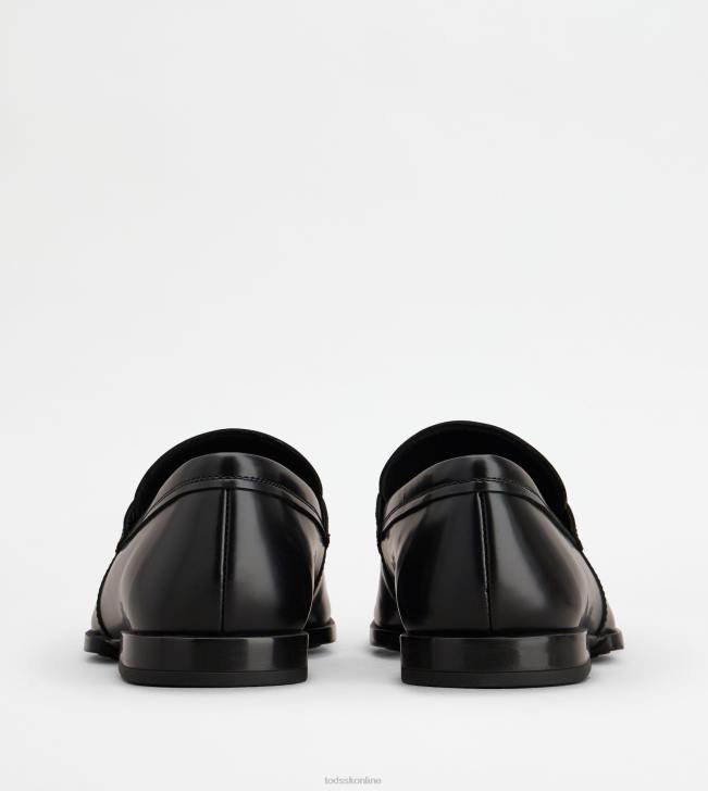 Tod\'s 8NXV708 čierna muži kate mokasíny v koži