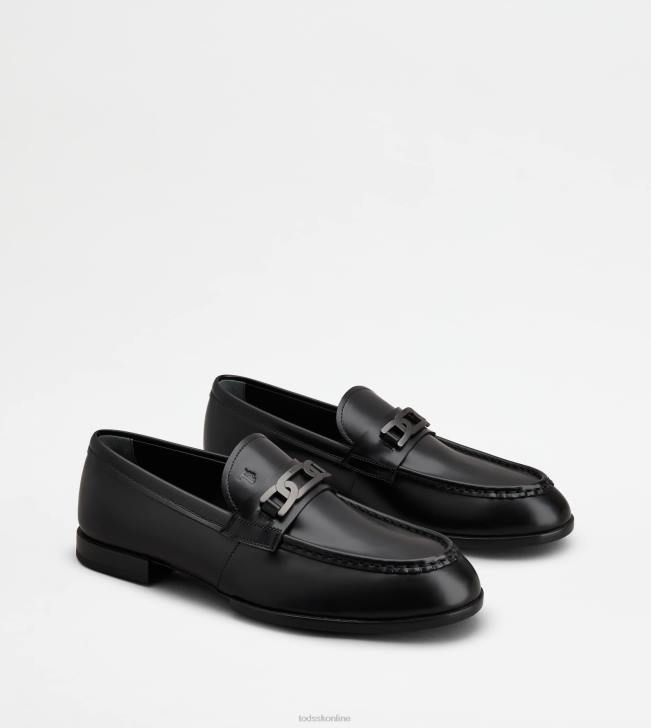 Tod\'s 8NXV708 čierna muži kate mokasíny v koži