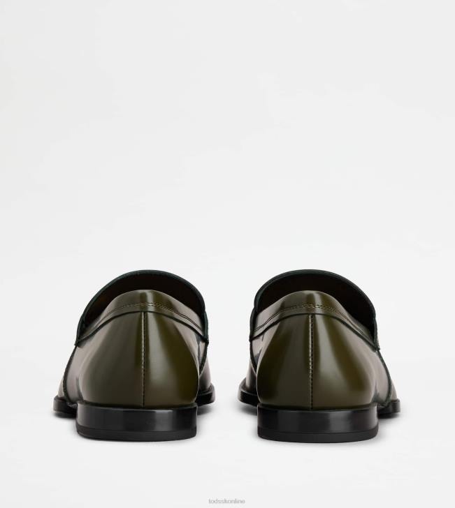 Tod\'s 8NXV709 zelená muži kate mokasíny v koži
