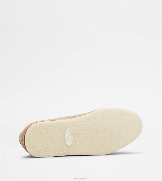 Tod\'s 8NXV895 béžová muži návleky z semišu