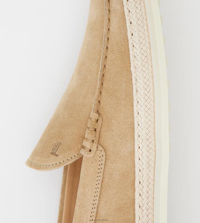 Tod\'s 8NXV898 béžová muži návleky z semišu