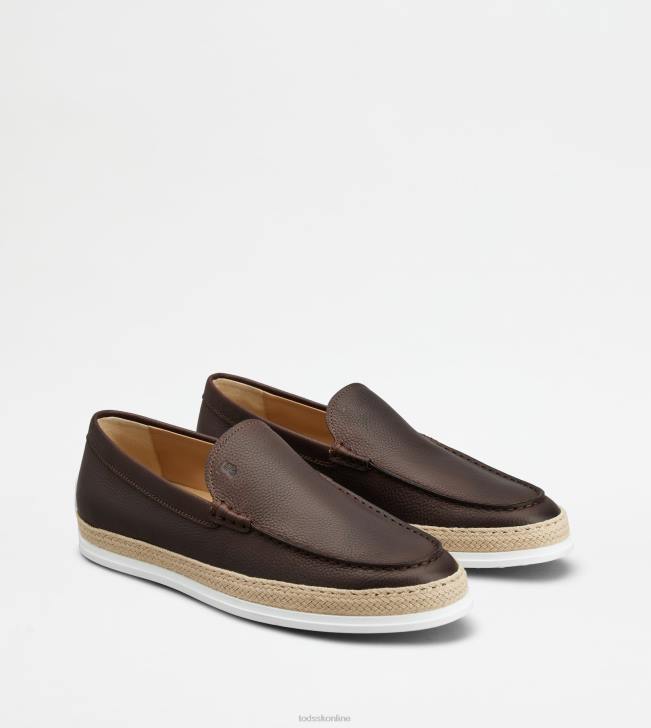 Tod\'s 8NXV899 hnedá muži mokasíny z kože