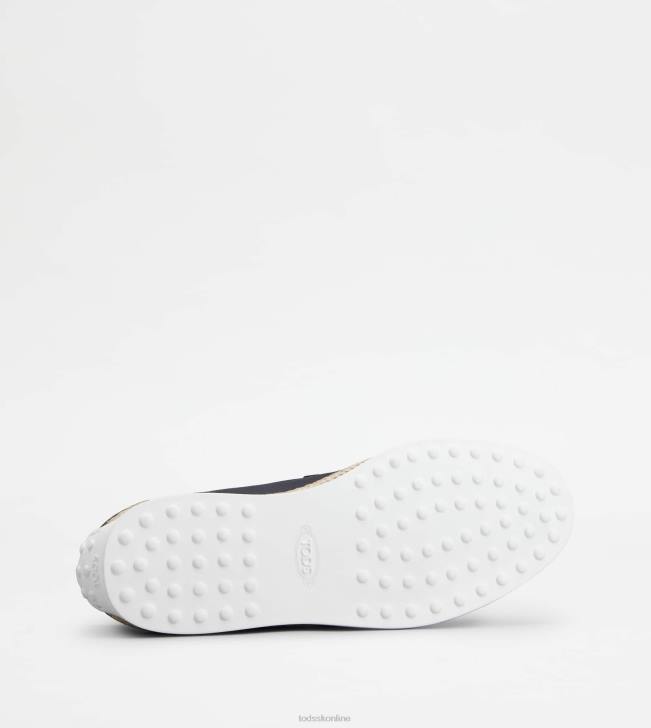 Tod\'s 8NXV900 Modrá muži mokasíny z kože