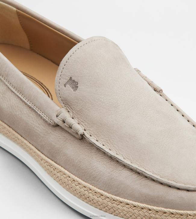 Tod\'s 8NXV901 béžová muži návleky z nubuku