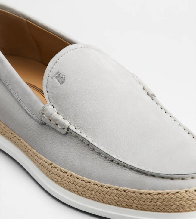 Tod\'s 8NXV902 sivá muži návleky z nubuku