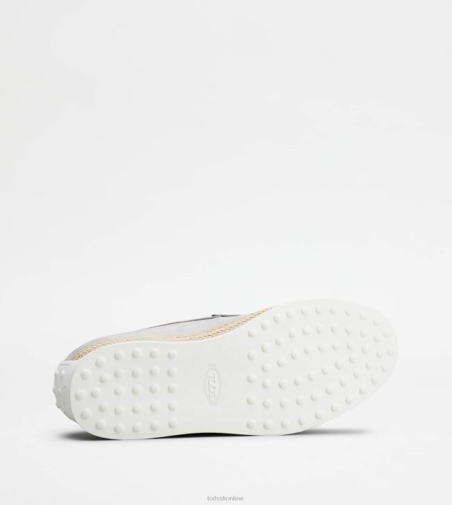 Tod\'s 8NXV902 sivá muži návleky z nubuku