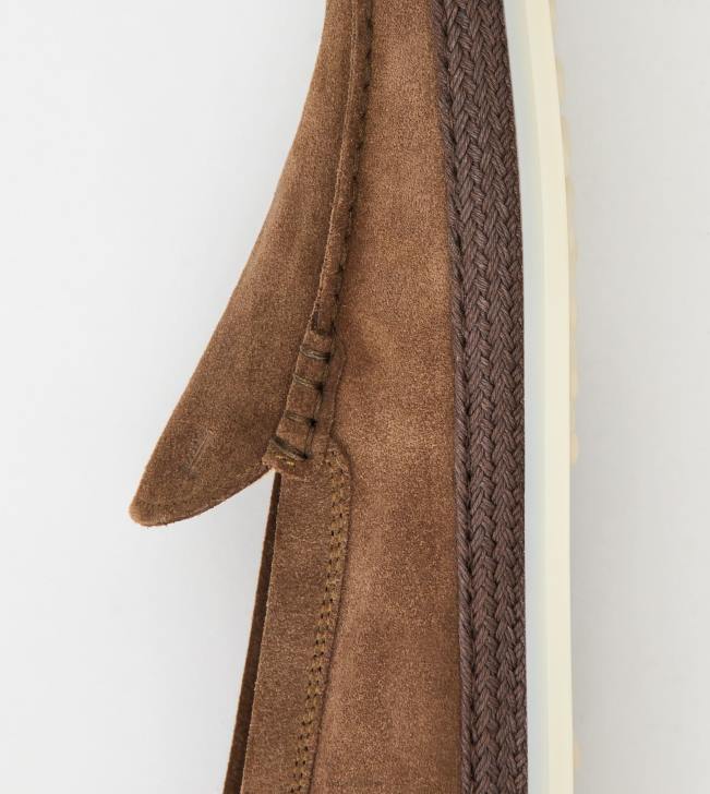 Tod\'s 8NXV905 hnedá muži návleky z semišu