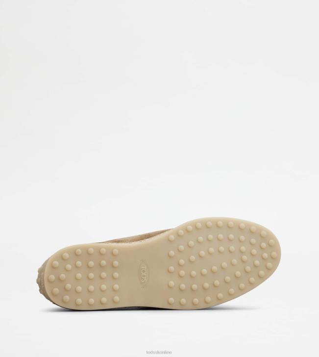 Tod\'s 8NXV908 béžová muži semišové mokasíny