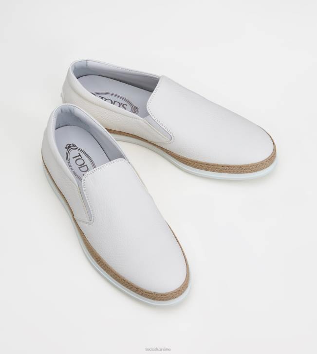 Tod\'s 8NXV912 biely muži kožené návleky