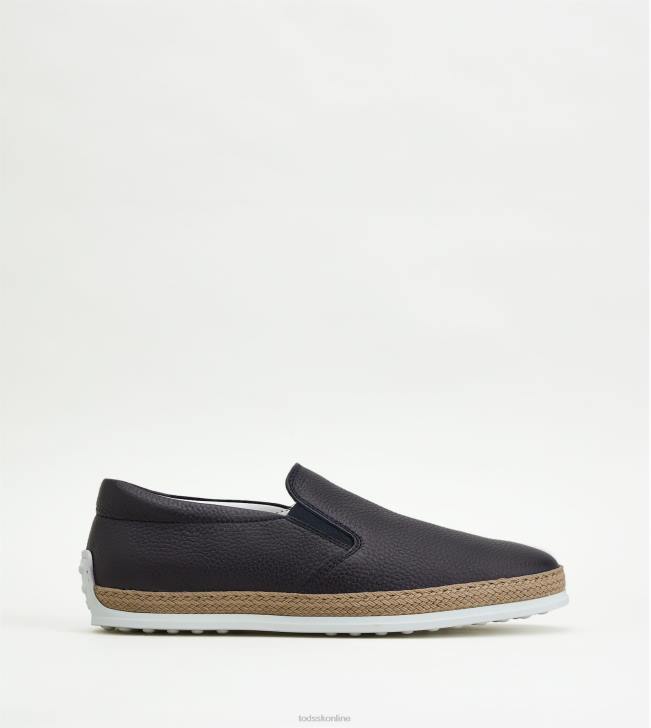 Tod's 8NXV913 Modrá muži kožené návleky