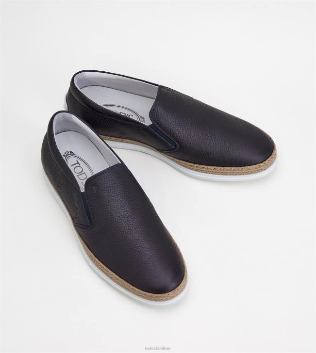 Tod\'s 8NXV913 Modrá muži kožené návleky