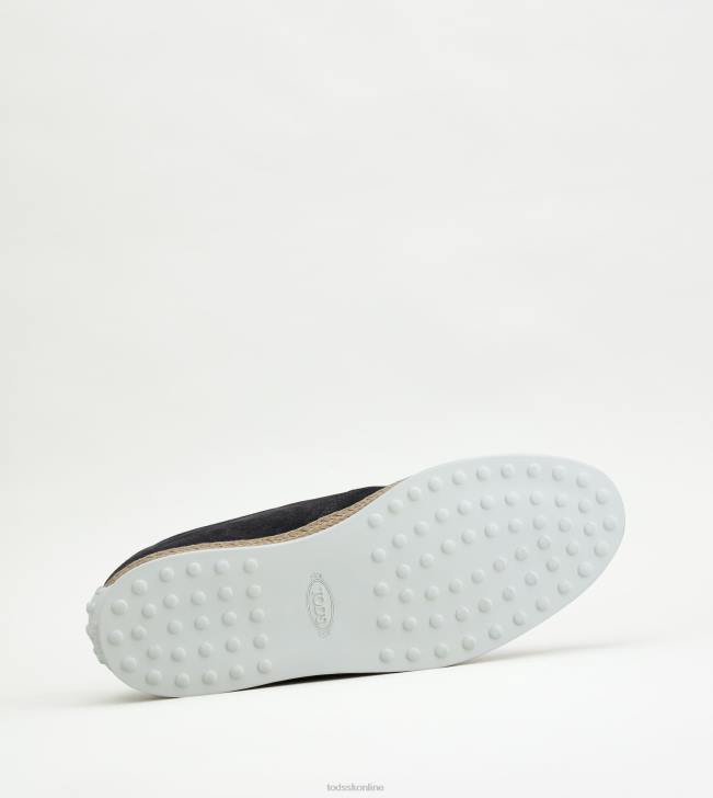 Tod\'s 8NXV915 sivá muži nazúvacie topánky z semišu