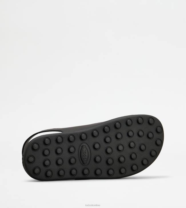 Tod\'s 8NXV917 čierna muži sandále v koži