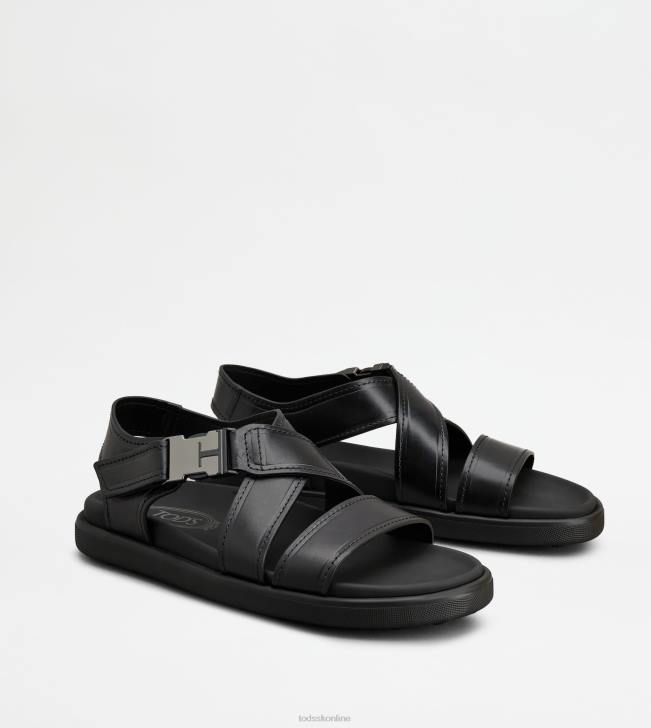 Tod\'s 8NXV922 čierna muži sandále v koži