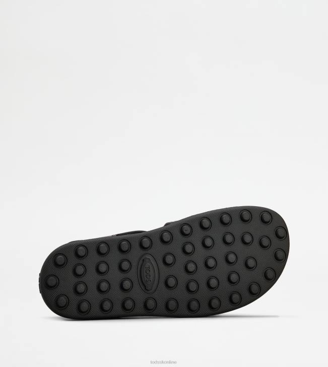 Tod\'s 8NXV922 čierna muži sandále v koži