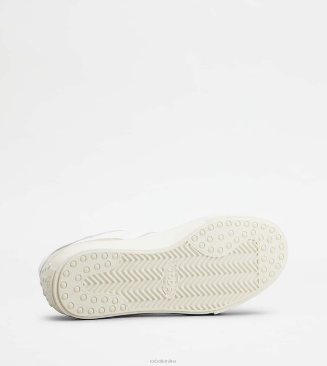 Tod\'s 8NXV1136 béžová/biela muži tenisky z kože a látky