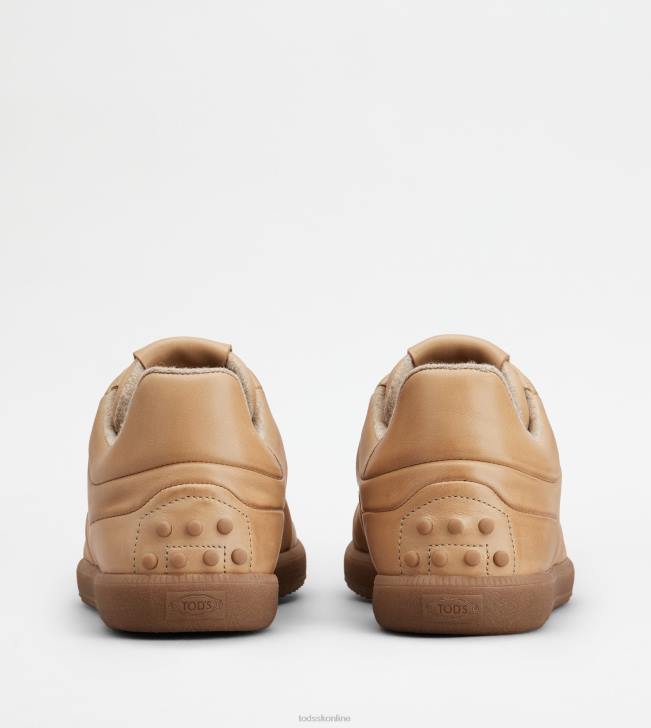 Tod\'s 8NXV833 béžová muži kožené tenisky so záložkami
