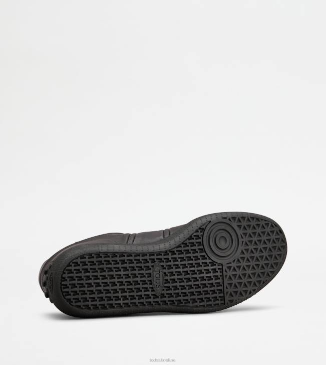 Tod\'s 8NXV834 čierna muži kožené tenisky so záložkami