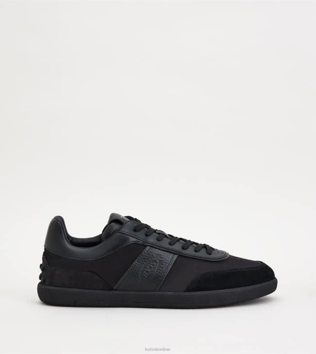 Tod's 8NXV839 čierna muži semišové tenisky