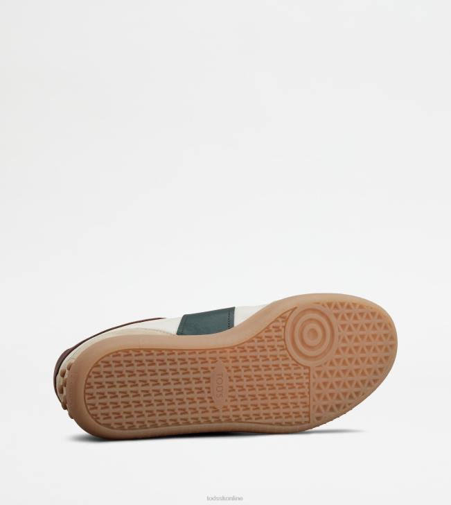 Tod\'s 8NXV840 sivobiela/hnedá/zelená muži semišové tenisky