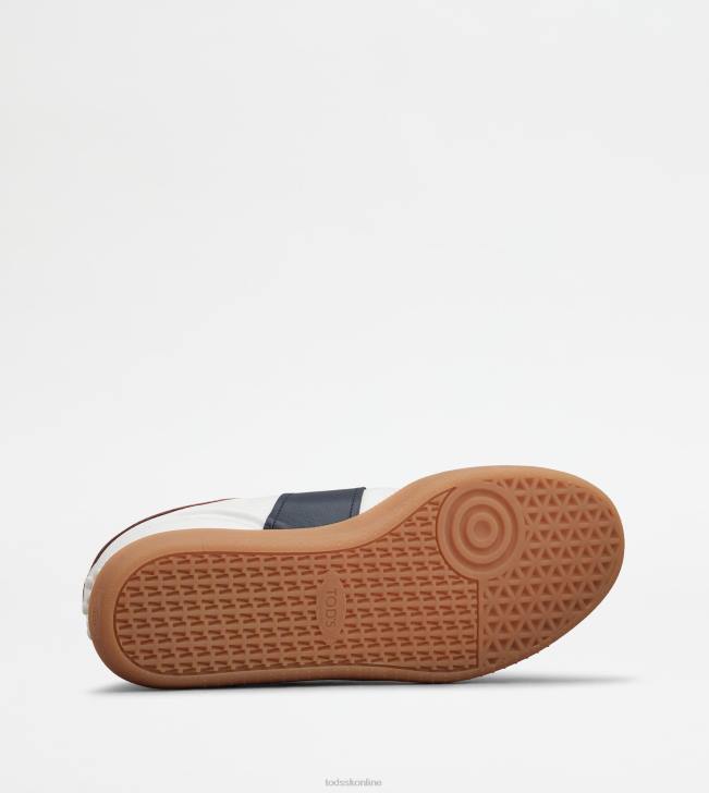 Tod\'s 8NXV841 biela/modrá/bordová muži semišové tenisky